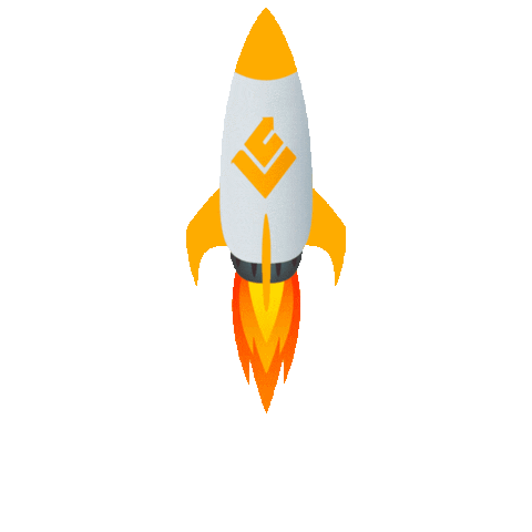 Rocket Foguete Sticker by Yellow Crypto