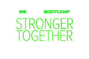 Stronger Sticker by GOBootcamp