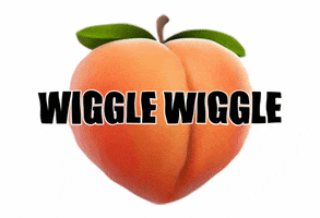 attitudeskoolbcn twerk booty wiggle peach GIF