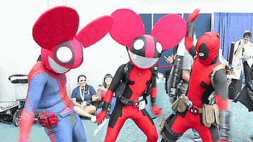 Comic Con Deadpool GIF