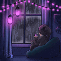 Rainy Night GIF