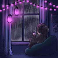 pics Bedroom Rainy Night Aesthetic Gif giphy