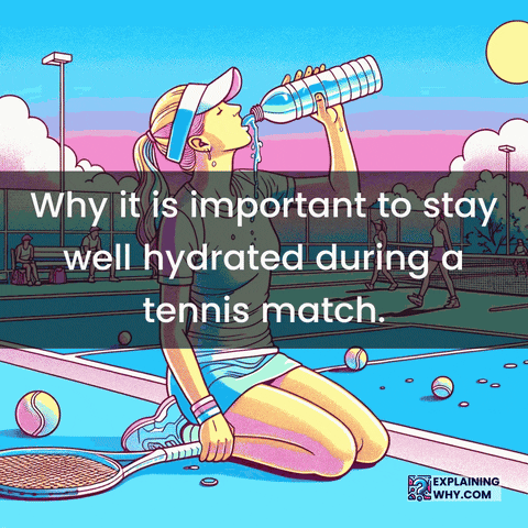 Tennis Hydration GIF by ExplainingWhy.com