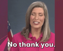 No Thank You GIF by Election 2020
