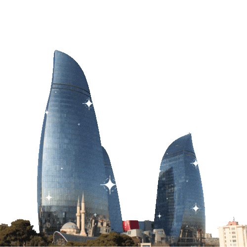 Baku City Azerbaijan Sticker by Concept Holidayz