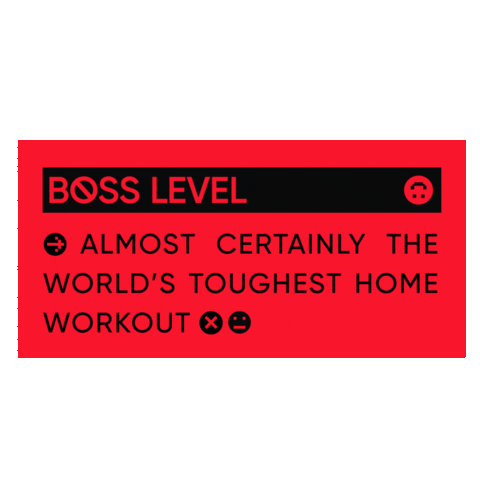 Boss Level Sticker by Fiit