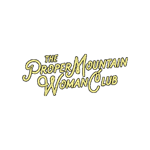 ProperMountainWomanClub Sticker