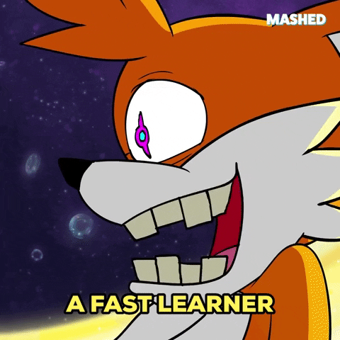 You Are Smart Fast Learner GIF by Mashed