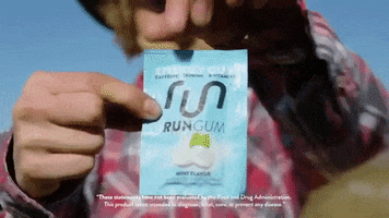Chewing Gum Coffee GIF by Run Gum