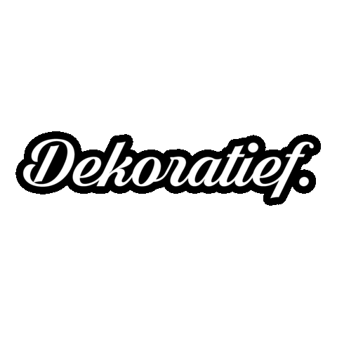 Dekoratief. Sticker