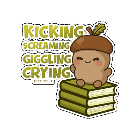 Books Reading Sticker