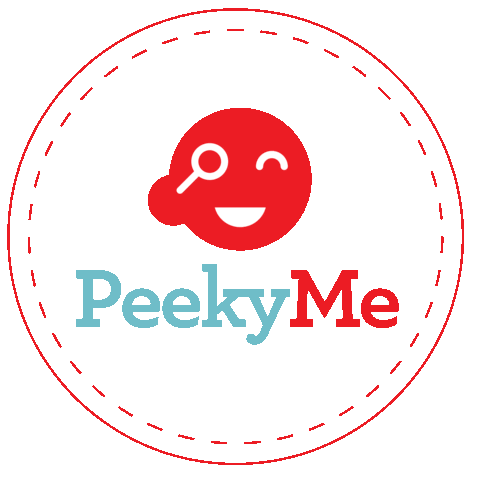 Peeky Me Sticker