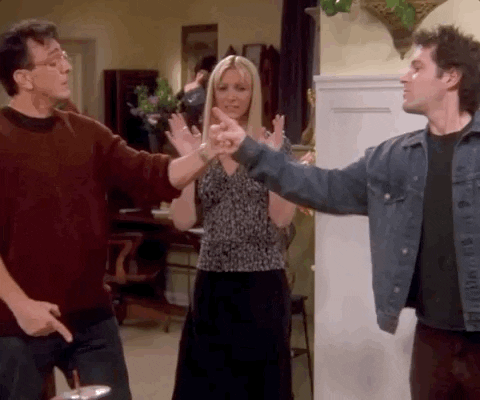Season 9 Fighting GIF by Friends - Find & Share on GIPHY