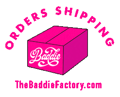 Shipping Orders Sticker by The Baddie Factory