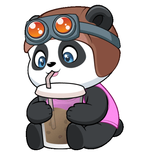 Panda Boba Sticker