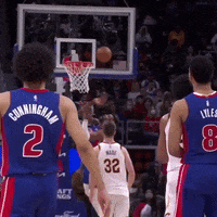 Excited Detroit Pistons GIF by Bally Sports Detroit