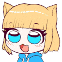 Explode Cat Girl GIF