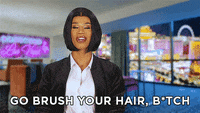 Brush-your-hair GIFs - Get the best GIF on GIPHY