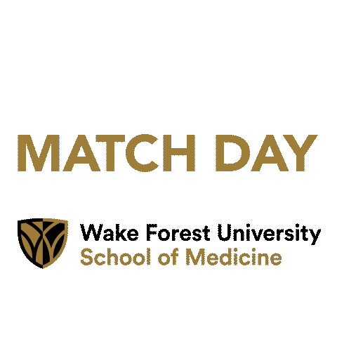 Matchday Wfu Sticker by Wake Forest School of Medicine