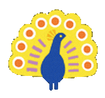 Peacock Sticker