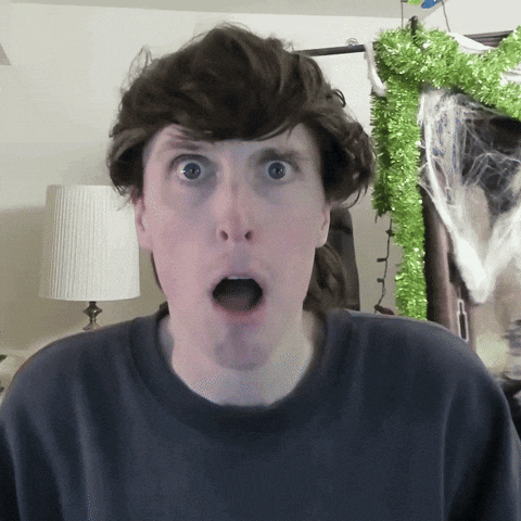 Scared Gasp GIF