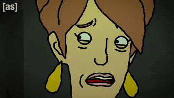 Scared GIF by Adult Swim