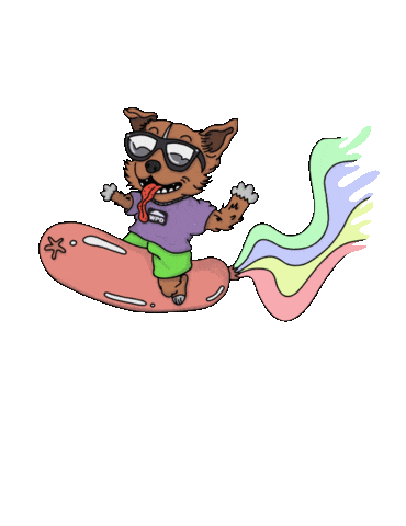 Dog Ich Komme Sticker by Fidoca