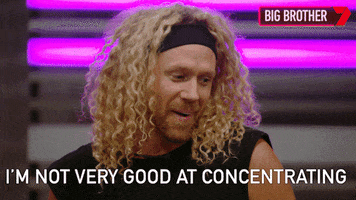 Concentrating Big Brother GIF by Big Brother Australia