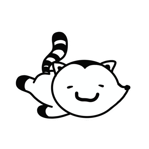 Raccoon Sticker
