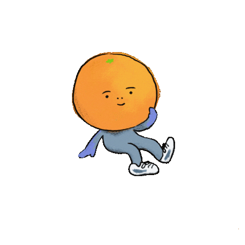 Relax Tangerine Sticker