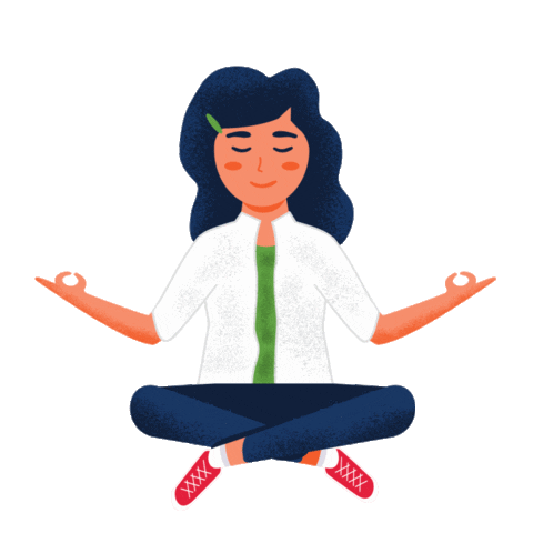 Meditasi Sticker