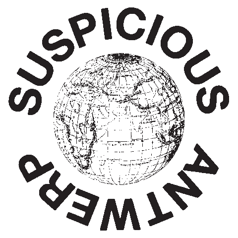 Globe Sticker by Suspicious Antwerp