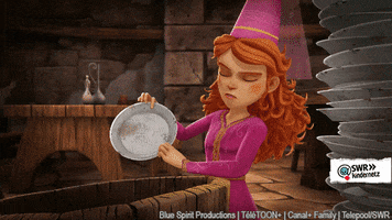washing up dirty dishes GIF by SWR Kindernetz