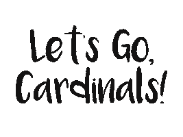 Red Red Cardinals Sticker by Melissa ISD