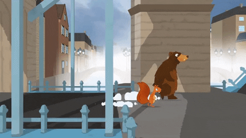 Rascal's Escape - and the co-op gameplay between Squirrel and Bear at the London Tower Bridge.