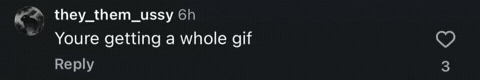 Instagram Comment Section GIF