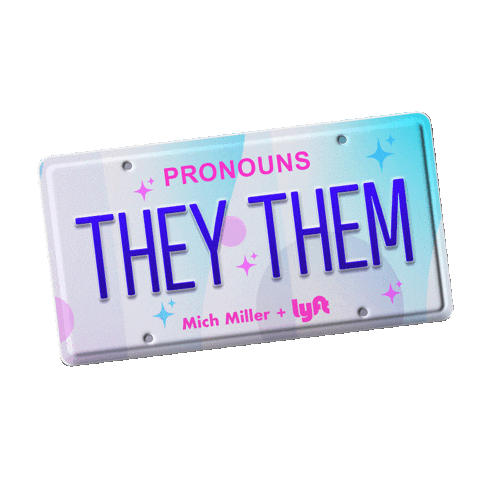 Pronouns Theythem Sticker by Lyft
