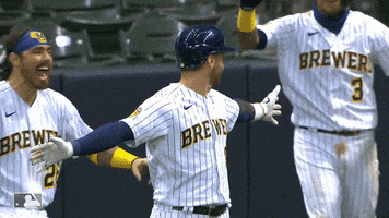 Excited Walk-Off GIF by Milwaukee Brewers