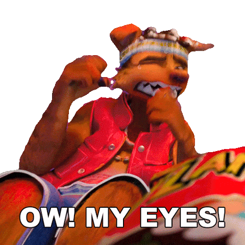 Eyes Sticker by Forgotten Island