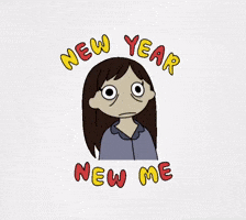 New Year Text GIF
