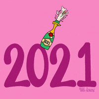 New Year Champagne GIF