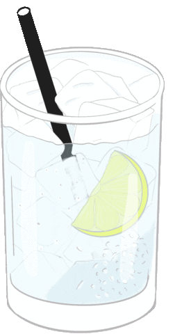 Gin Tonic Summer Sticker