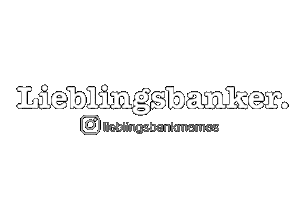 Lieblingsbankmemes Sticker