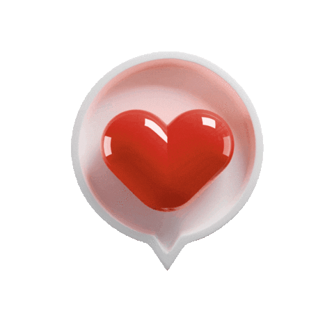 Heart 3D Sticker by HELPNOFEED for iOS & Android