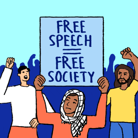 Free Speech Protest GIF by All Better