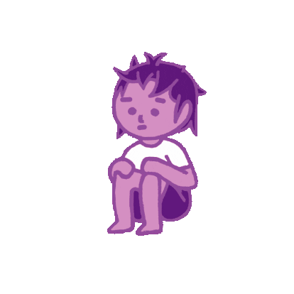 Sad Domestic Violence Sticker