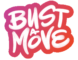 Bust A Move Sports Bra Sticker
