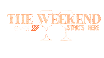 Weekend Drinks Sticker by level27