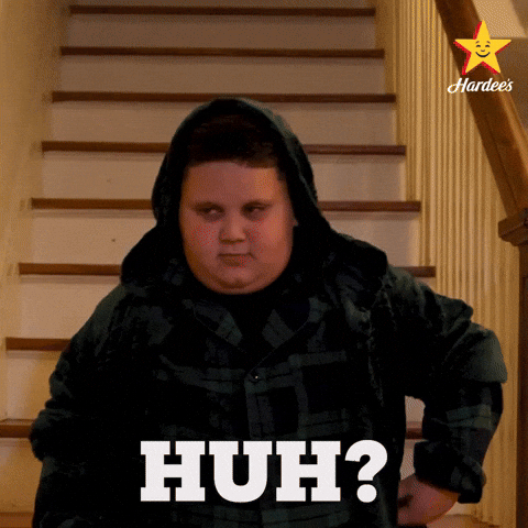 Confused GIF by Hardee's
