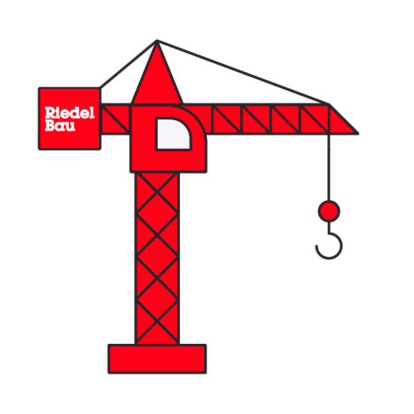 Kran Sticker by riedelbau